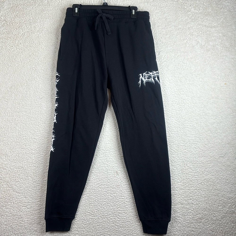 NWT NEFF Streetwear Black Weird Times Sweatpants